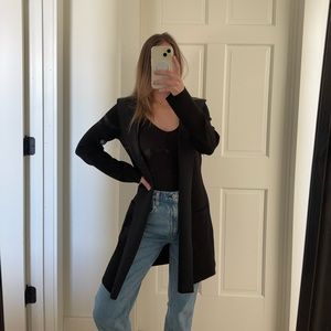 Carolina Belle Black Lightweight Hooded Jacket